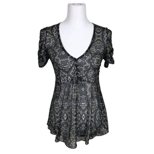 Naisten Kookai - Lyhythihainen pusero, koko 36 - Sininen (3)