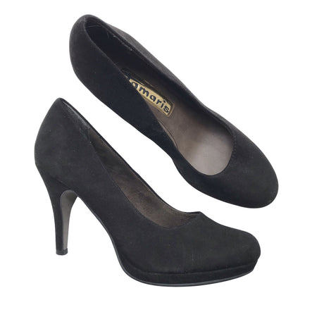 Naisten Tamaris - Korkokengät, koko 39 - Musta ()