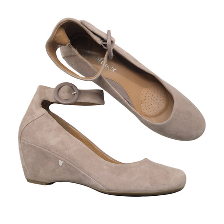 Naisten Clarks - Kiilakorkokengät, koko 40 - Beige ()