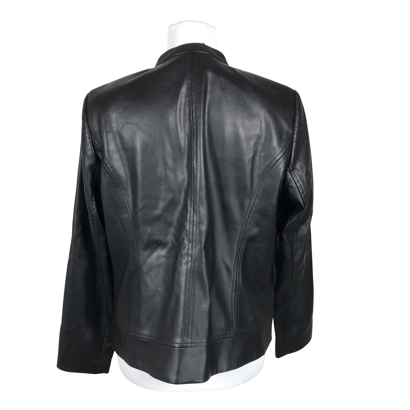 Naisten Betty Barclay - Nahkatakki, koko 42 - Musta (3)