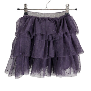 Tyttöjen POMPdeLUX - Tyllihame, koko 122 - 128 - Violetti (1)