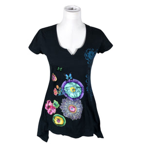 Naisten Desigual - Trikootunika, koko 38 - Sininen (1)