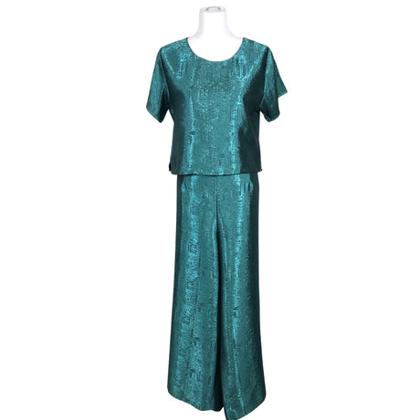 Naisten Champagnes - Juhlahousut, koko 38 - Vihreä ()