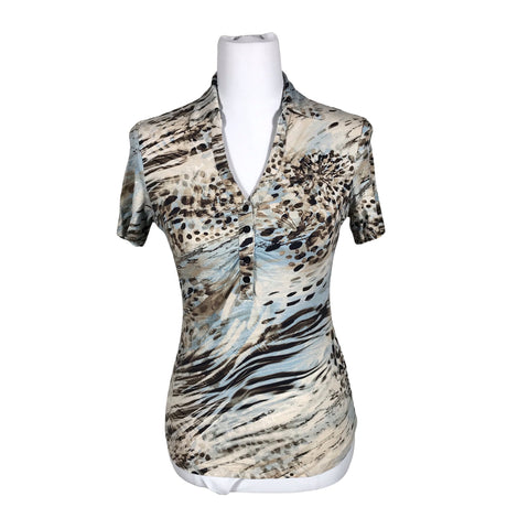 Naisten Mosaic - T-paita, koko 38 - Vaaleansininen (2)