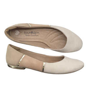 Naisten Ramarim - Ballerinat, koko 40 - Beige (2)