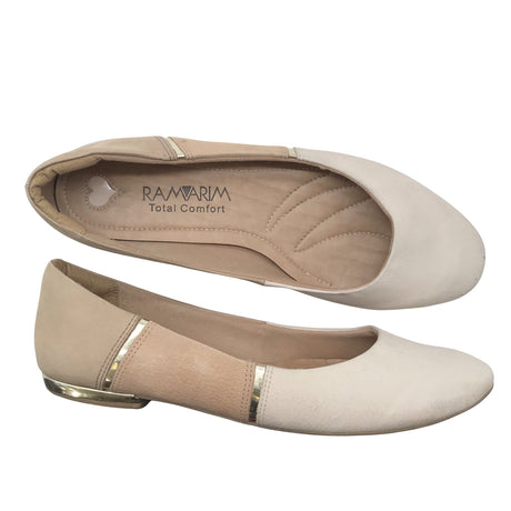 Naisten Ramarim - Ballerinat, koko 40 - Beige (2)