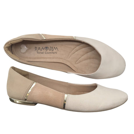 Naisten Ramarim - Ballerinat, koko 40 - Beige ()