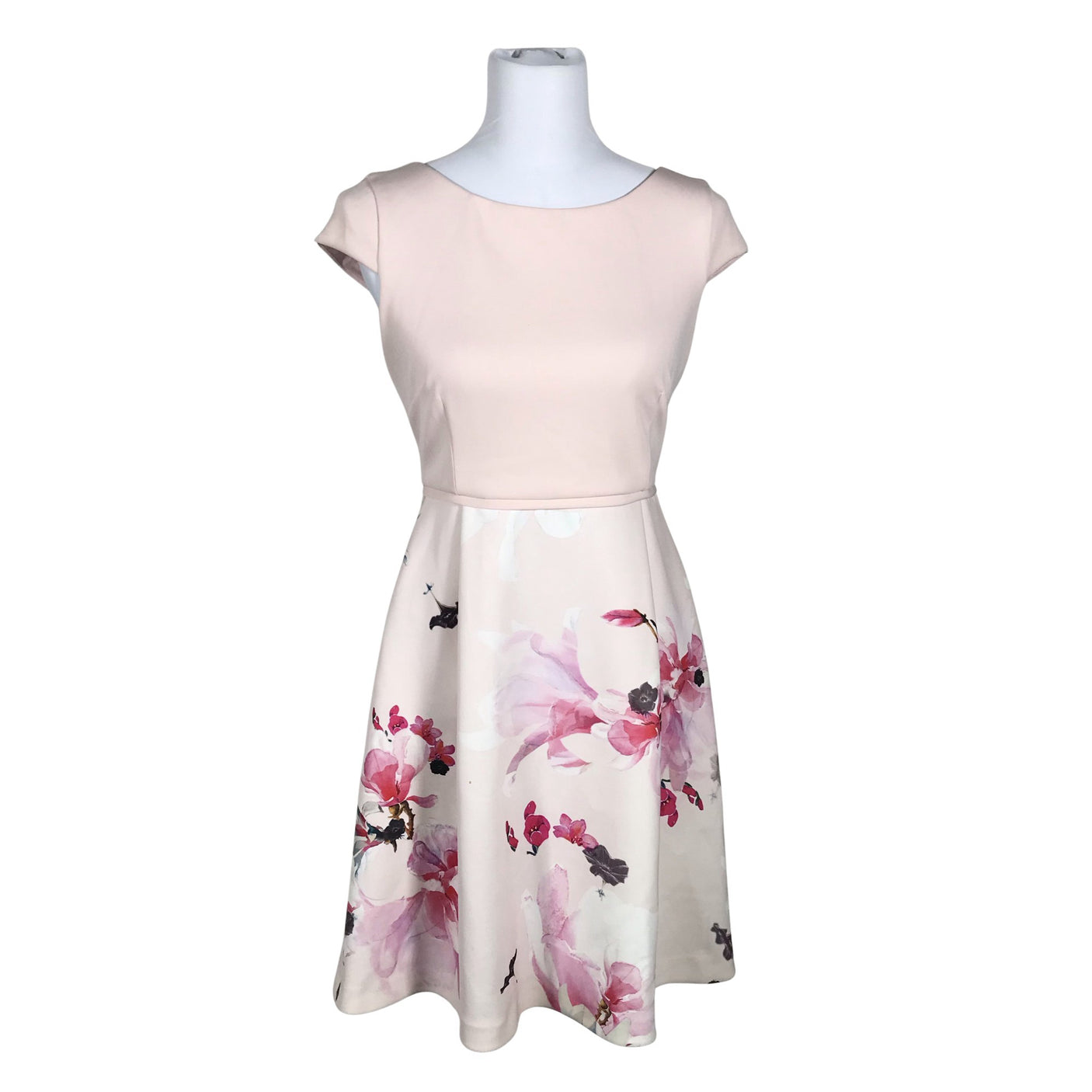 Naisten Comma - Juhlamekko, koko 34 - Vaaleanpunainen (2)