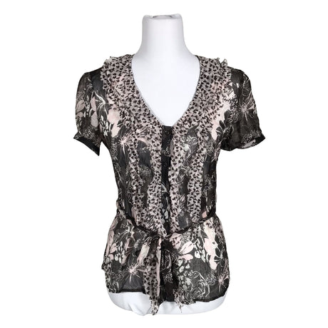 Naisten s.Oliver - Lyhythihainen pusero, koko 36 - Ruskea (2)