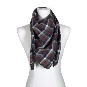 Naisten s.Oliver - Huivi, koko Midi - Sininen (1)