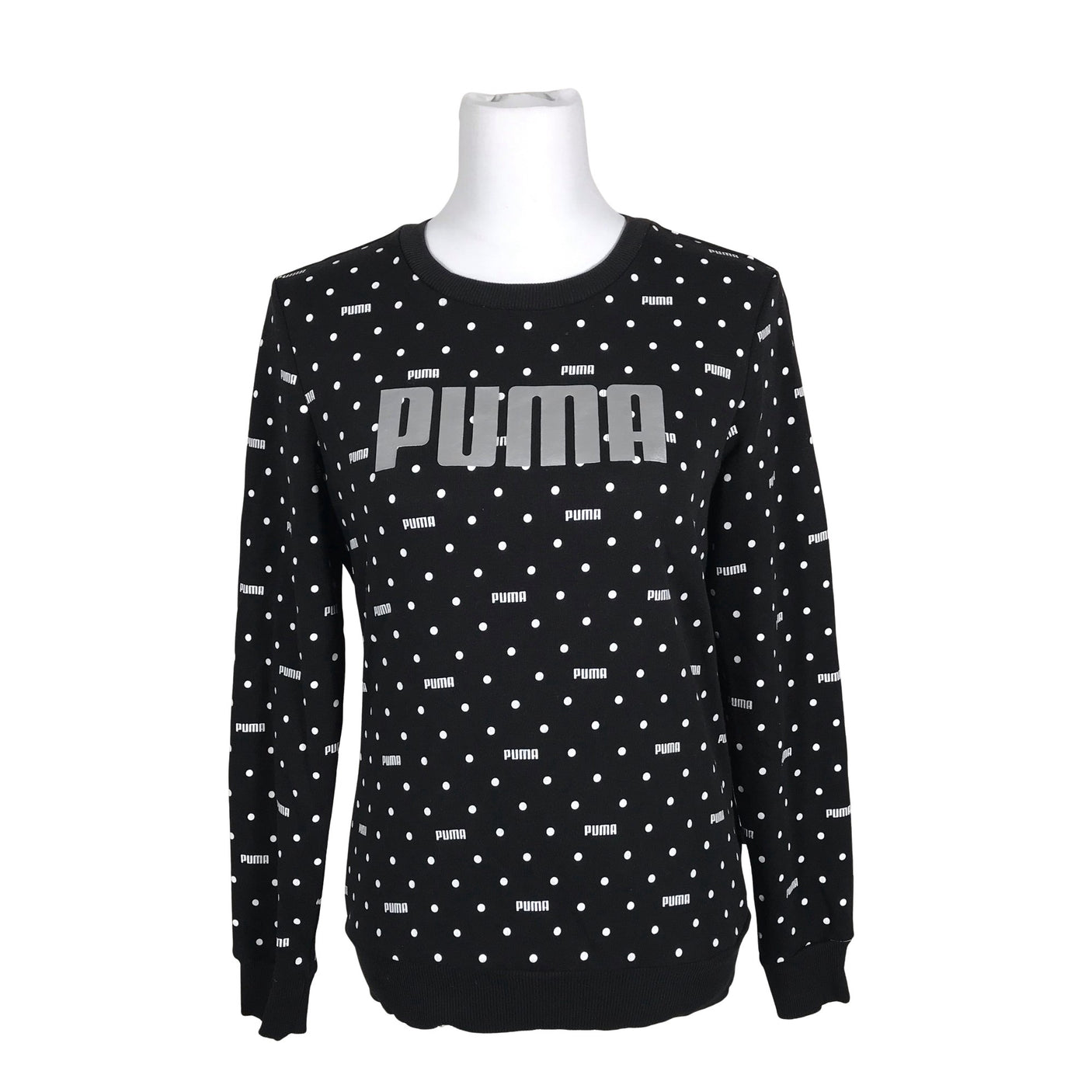Naisten Puma - Collegepaita, koko 36 - Musta (1)