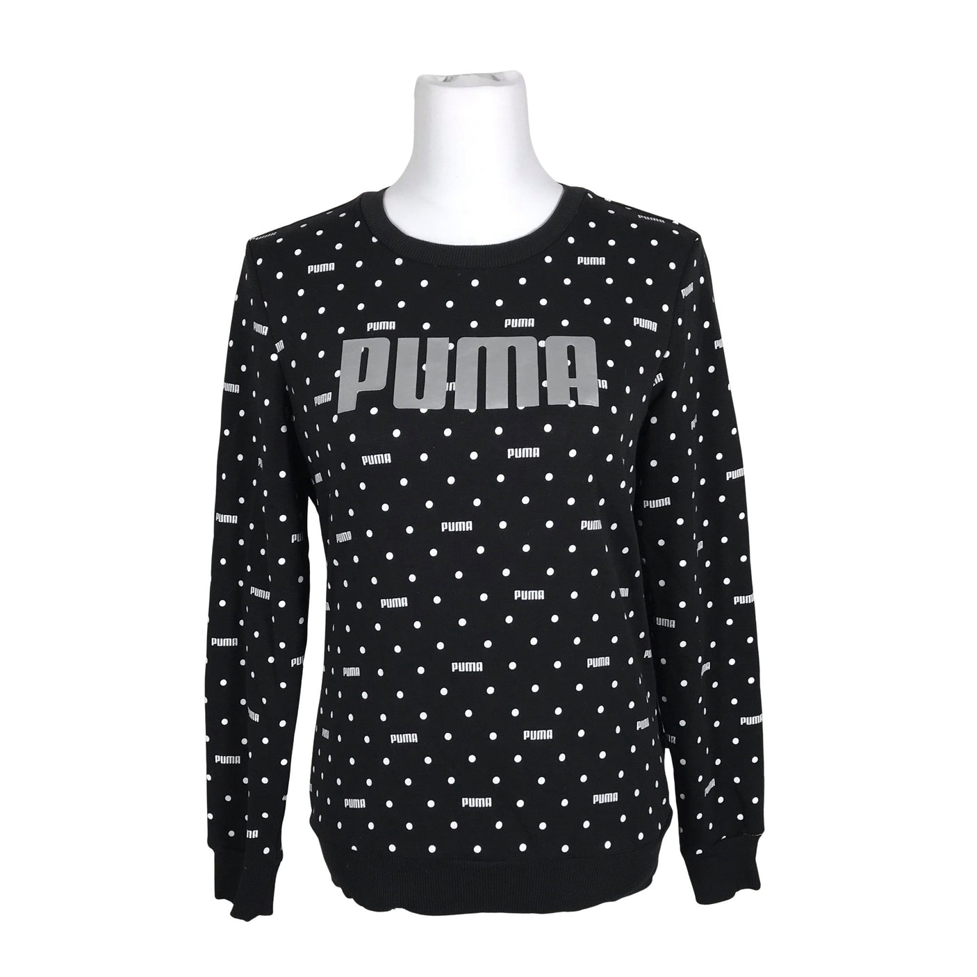 Naisten Puma - Collegepaita, koko 36 - Musta (2)