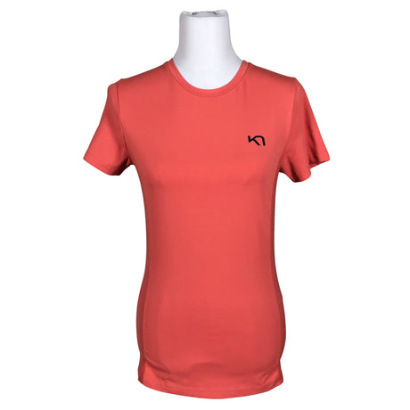 Naisten Kari Traa - Urheilupaita, lyhyet hihat, koko 38 - Oranssi (2)