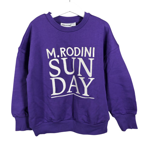 Unisex Mini Rodini - Collegepaita, koko 128 - 134 - Violetti ()
