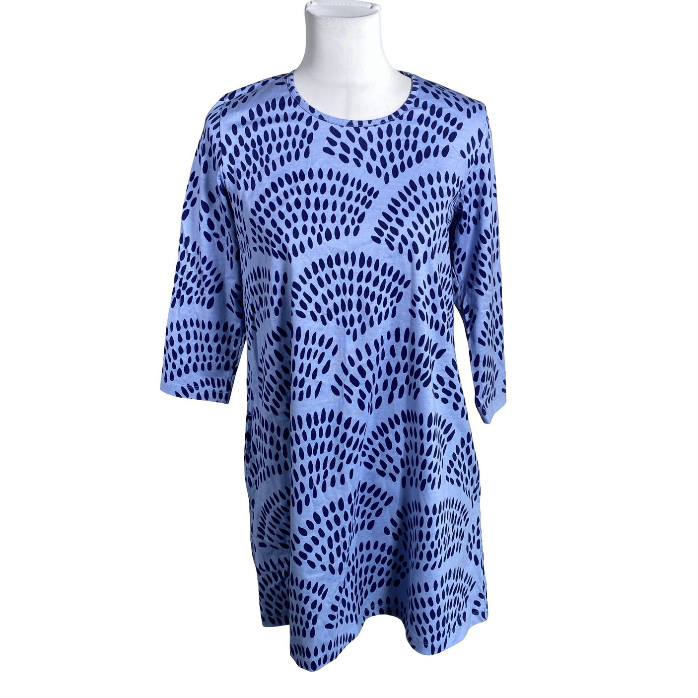 Naisten Marimekko - Trikootunika, koko 36 - Vaaleansininen (1)
