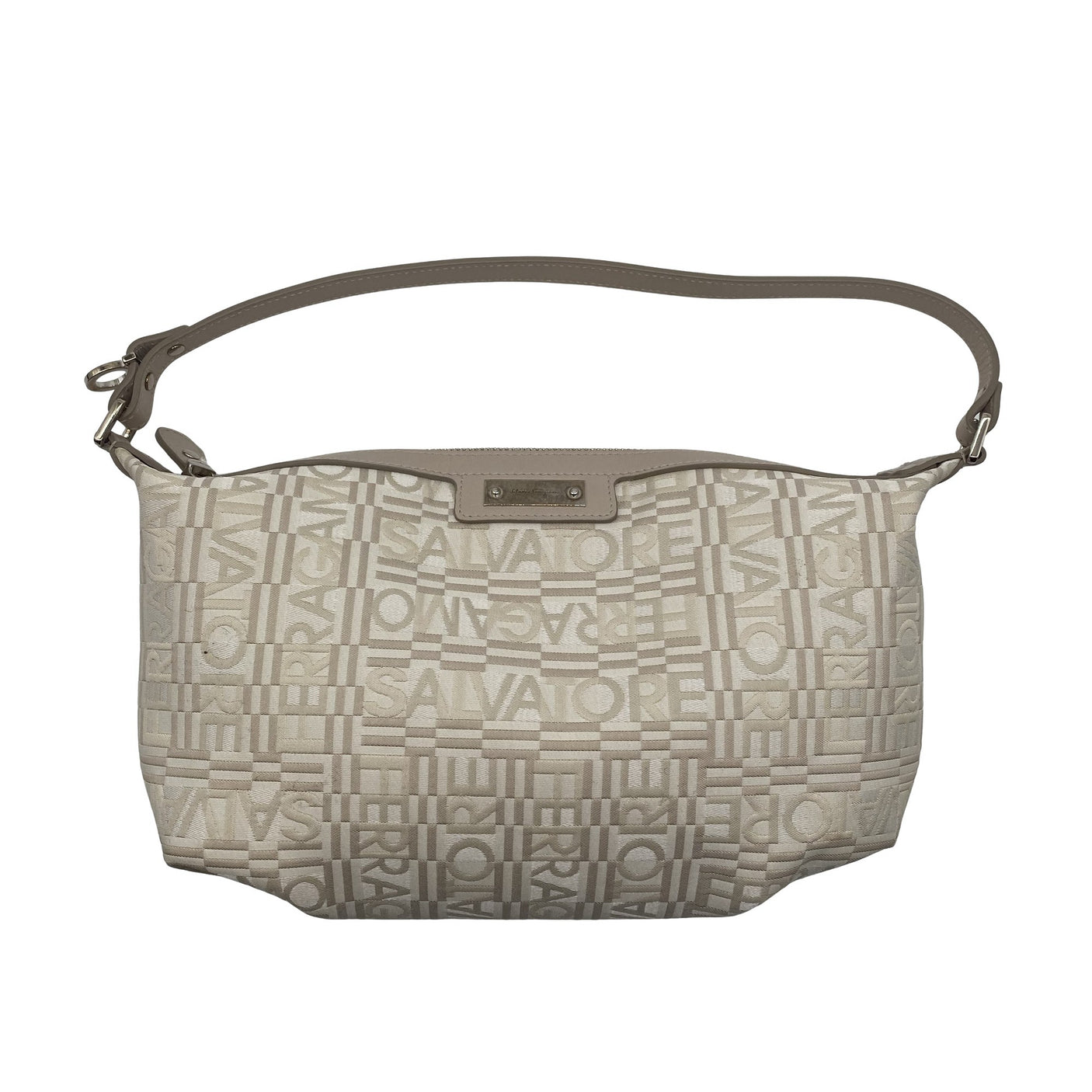 Naisten Salvatore Ferragamo - Käsilaukku, koko Mini - Beige (1)