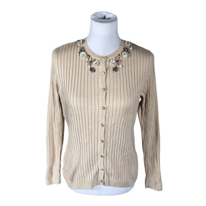 Naisten Basler - Neuletakki, koko 38 - Beige (1)
