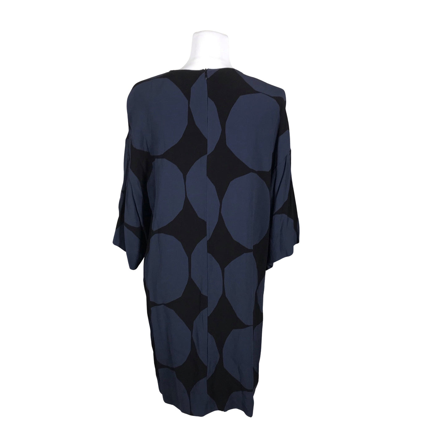 Naisten Marimekko - Sifonkimekko, koko 38 - Sininen (3)