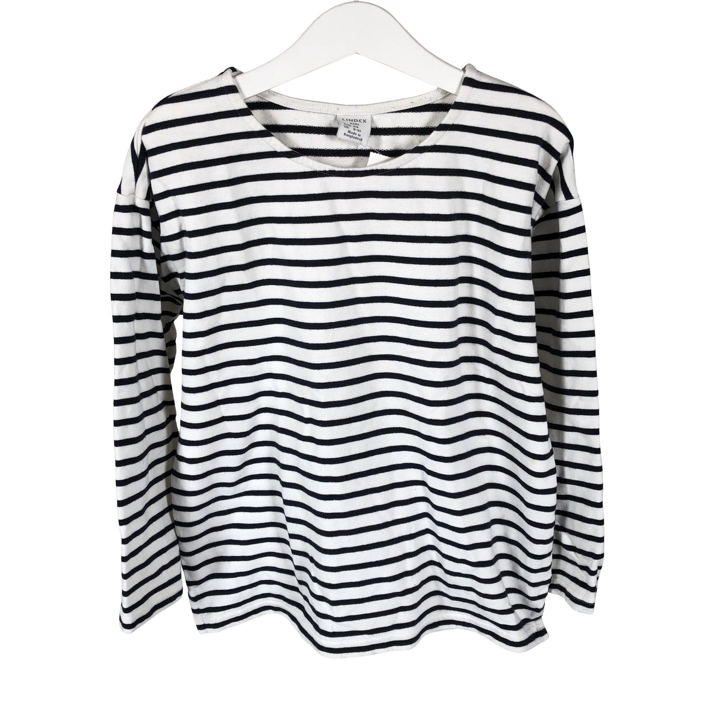 Unisex Lindex - Trikoopaita, koko 128 - 134 - Valkoinen (1)