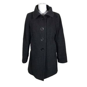 Naisten Jan Kuperus - Villakangastakki, koko 40 - Harmaa (2)