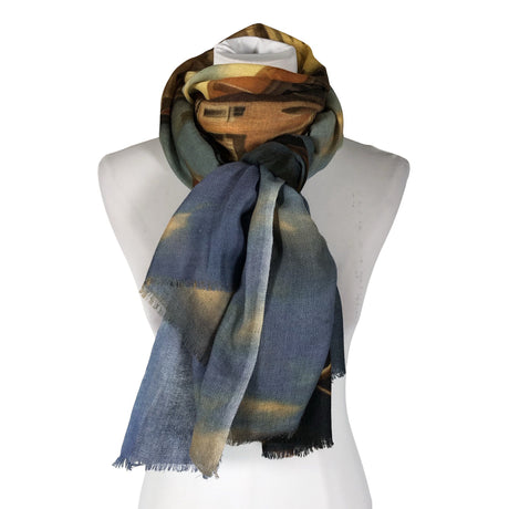 Unisex Marc Barell - Huivi, koko Maxi - Sininen ()