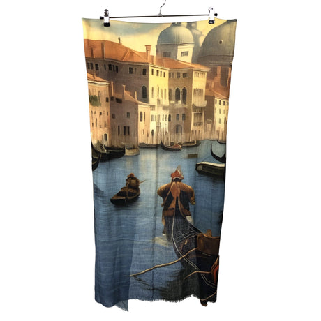 Unisex Marc Barell - Huivi, koko Maxi - Sininen (2)