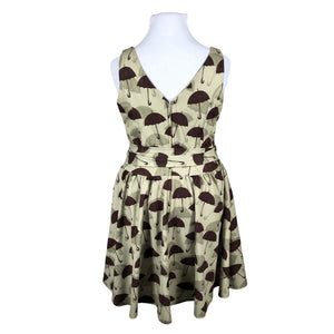 Naisten Lady Vintage - Trikoomekko, koko 42 - Vihreä (2)