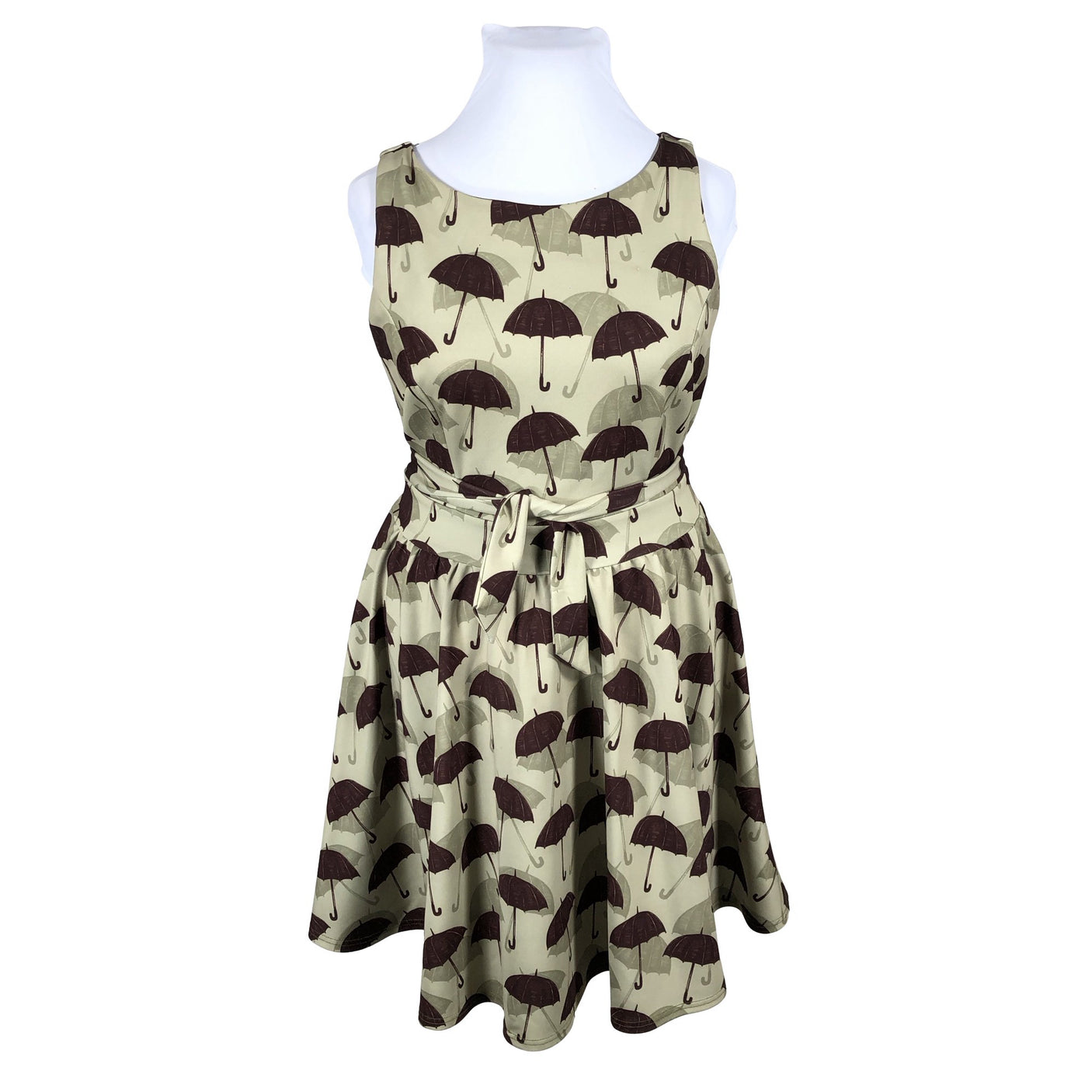 Naisten Lady Vintage - Trikoomekko, koko 42 - Vihreä (1)