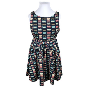 Naisten Lady Vintage - Trikoomekko, koko 44 - Sininen (1)
