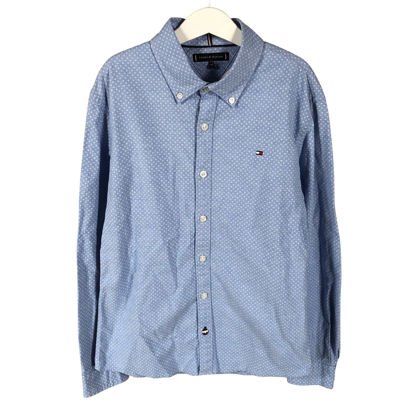 Poikien Tommy Hilfiger - Kauluspaita, koko 152 - 158 - Vaaleansininen (1)