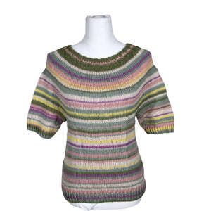Naisten Handmade - Neulepaita, koko 36 - Vihreä (1)