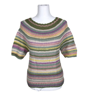 Naisten Handmade - Neulepaita, koko 36 - Vihreä (2)