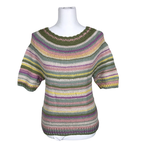 Naisten Handmade - Neulepaita, koko 36 - Vihreä (2)