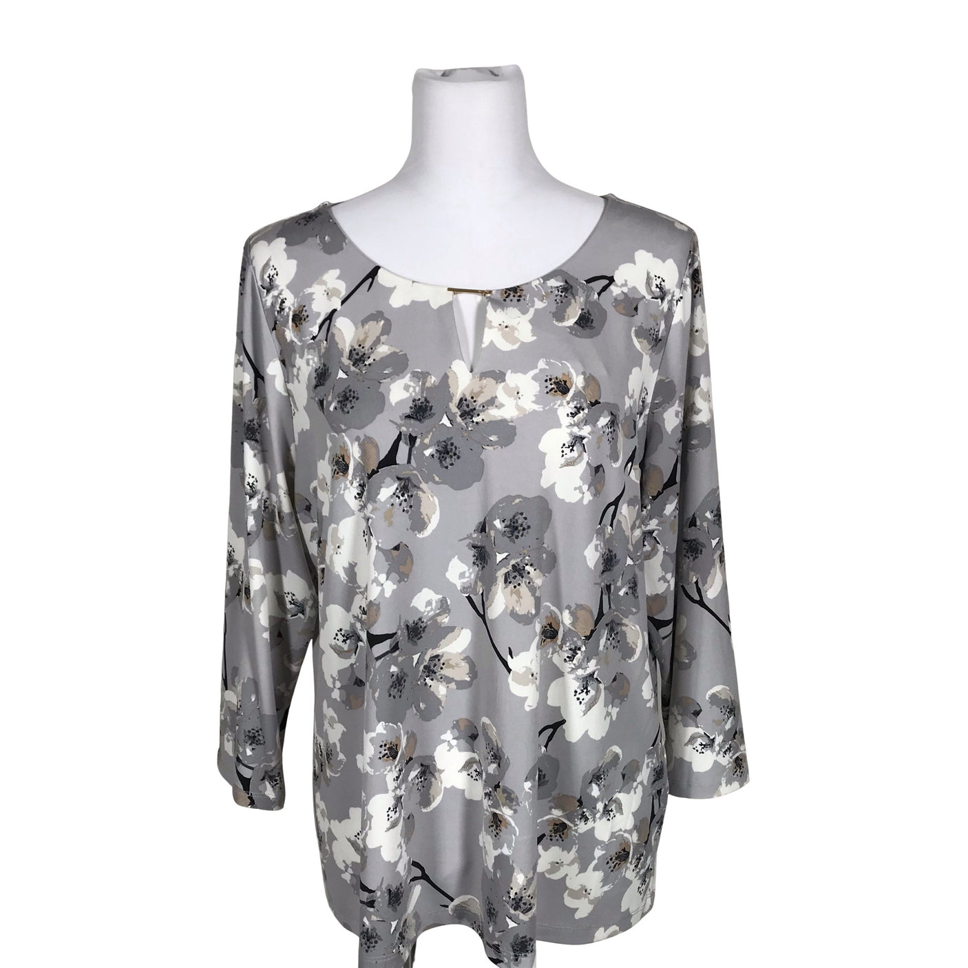 Naisten Calvin Klein - Trikoopaita, koko 40 - Harmaa (1)