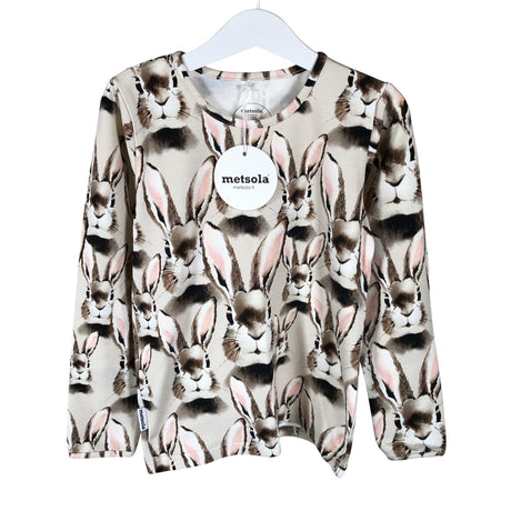 Unisex Metsola - Trikoopaita, koko 122 - 128 - Beige ()