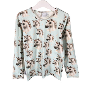 Unisex Metsola - Trikoopaita, koko 122 - 128 - Vaaleansininen (1)