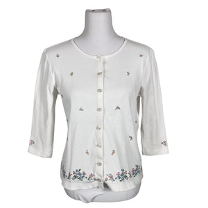 Naisten Liz Claiborne - Trikoopaita, koko 36 - Valkoinen (1)