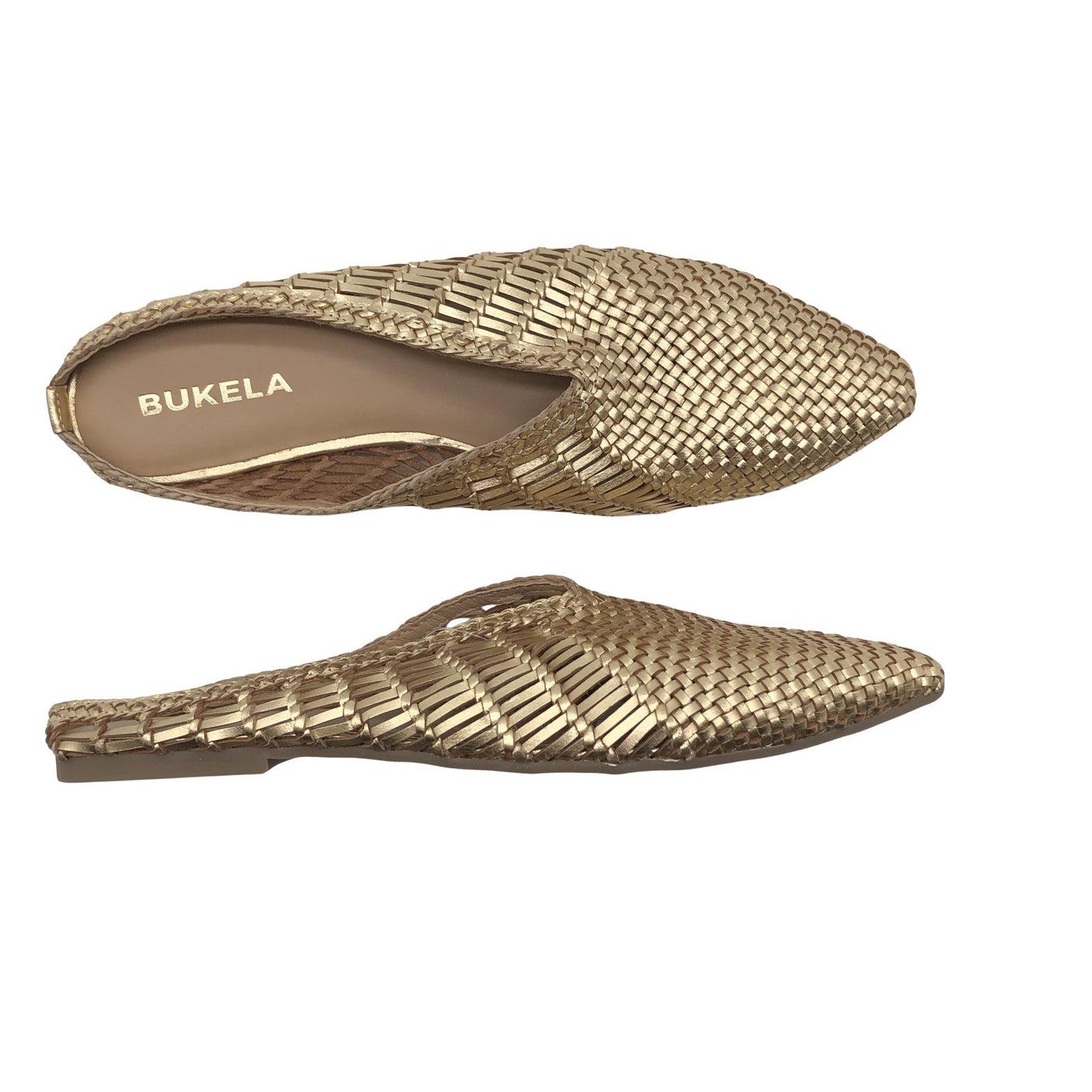 Naisten Bukela - Loaferit, koko 40 - Kulta (1)
