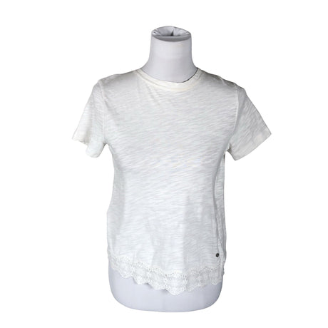 Naisten Superdry - T-paita, koko 36 - Luonnonvalkoinen ()