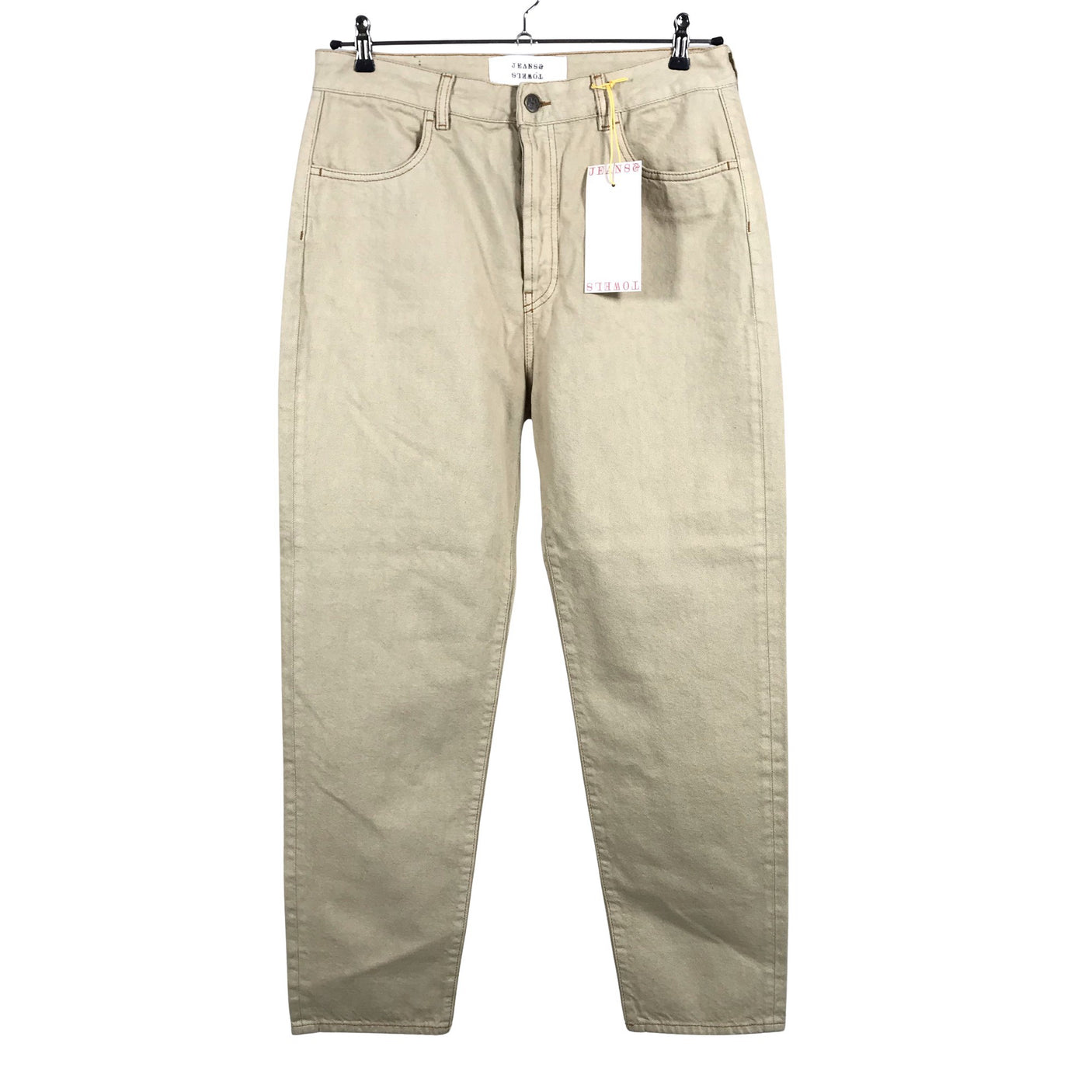 Miesten Jeans&Towels - Farkut, koko W30 - Beige (1)
