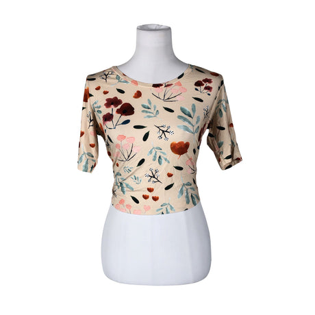 Naisten Hujaus - T-paita, koko 36 - Beige ()