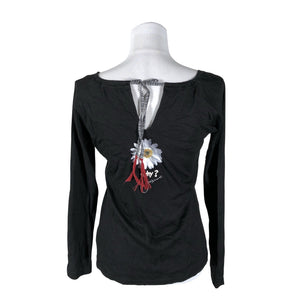 Naisten Desigual - Trikoopaita, koko 40 - Musta (2)