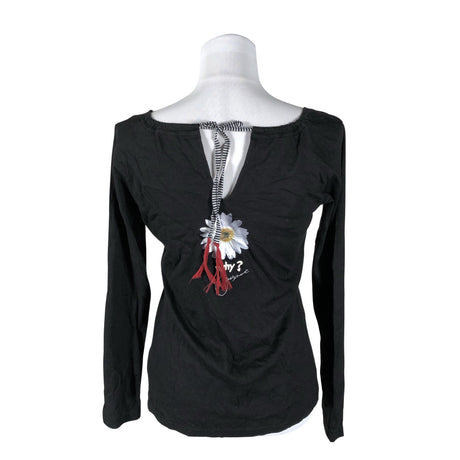 Naisten Desigual - Trikoopaita, koko 40 - Musta (2)