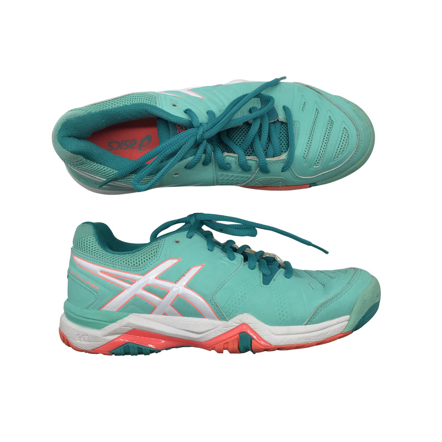 Naisten Asics - Sisäliikuntakengät, koko 37 - Turkoosi (1)
