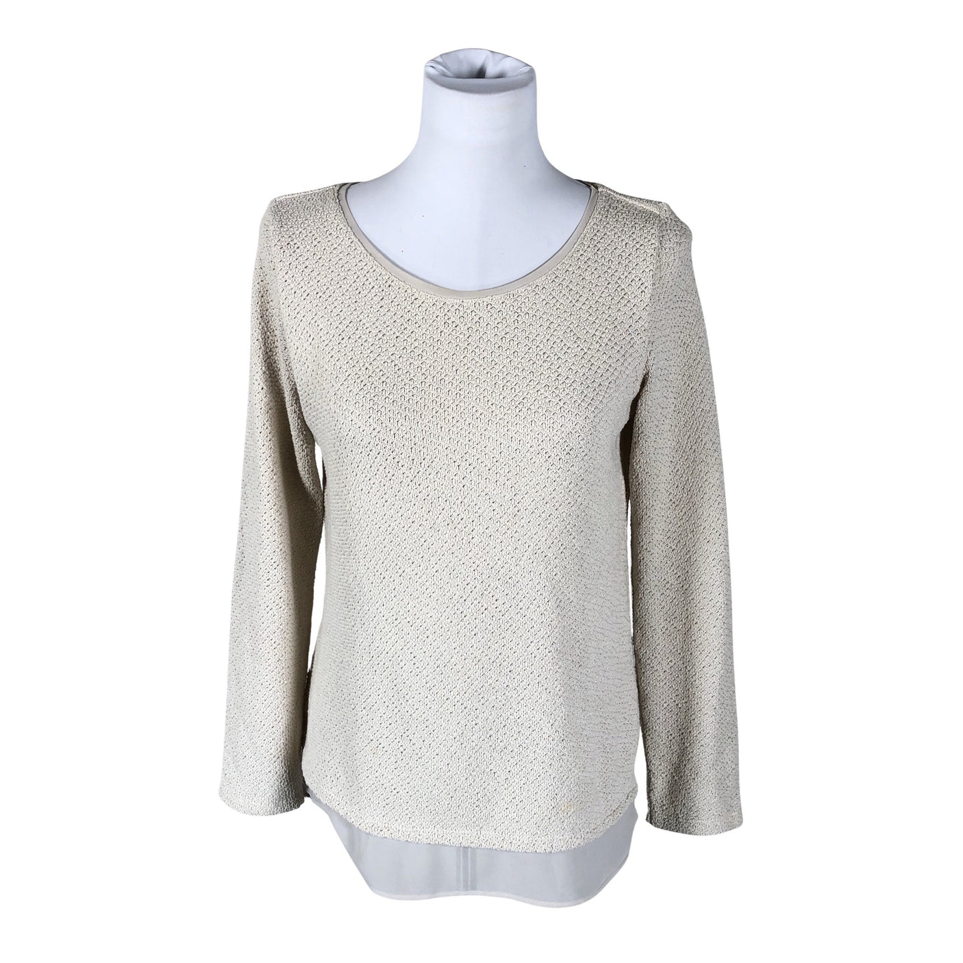 Naisten Esprit - Neulepaita, koko 36 - Beige (1)