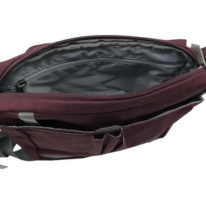 Unisex Jack Wolfskin - Olkalaukku, koko Mini - Viininpunainen (3)