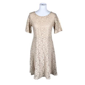Naisten Marks&Spencer - Juhlamekko, koko 38 - Beige (1)