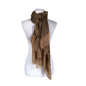 Naisten Parfois - Huivi, koko Maxi - Beige (1)