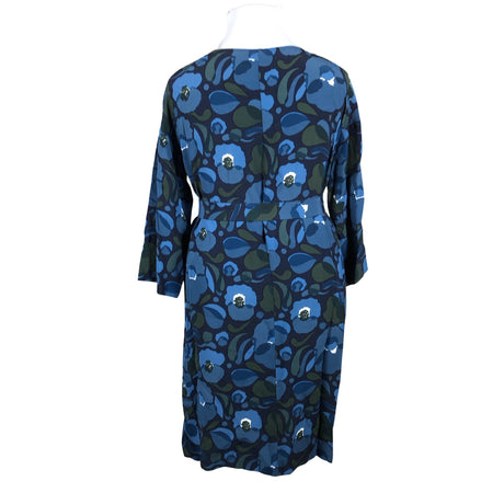 Naisten Marimekko - Sifonkimekko, koko 40 - Sininen (2)