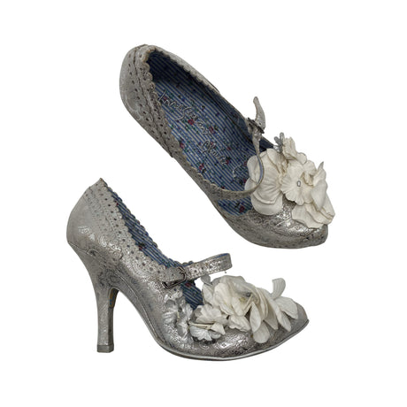 Naisten Irregular Choice - Korkokengät, koko 38 - Harmaa ()
